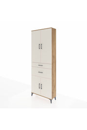 Arges Dolap 4 Raflı 2 Çekmeceli 4 Kapaklı 88x30x243 - S33M073V7A