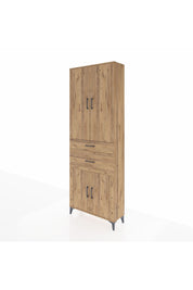 Arges Dolap 4 Raflı 2 Çekmeceli 4 Kapaklı 88x30x243 - S33M073V9A