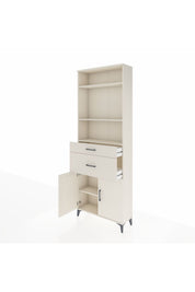 Arges Dolap 4 Raflı 2 Çekmeceli 2 Kapaklı 88x30x243 - S33M074V1A