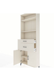 Arges Dolap 4 Raflı 2 Çekmeceli 2 Kapaklı 88x30x243 - S33M074V1A