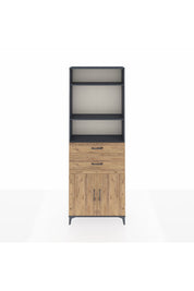 Arges Dolap 4 Raflı 2 Çekmeceli 2 Kapaklı 88x30x243 - S33M074V6A