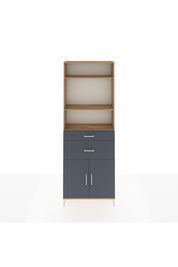 Arges Dolap 4 Raflı 2 Çekmeceli 2 Kapaklı 88x30x243 - S33M074V8A
