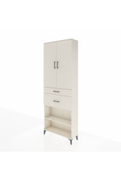 Arges Dolap 4 Raflı 2 Çekmeceli 2 Kapaklı 88x30x243 - S33M075V1A