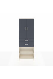 Arges Dolap 4 Raflı 2 Çekmeceli 2 Kapaklı 88x30x243 - S33M075V2A