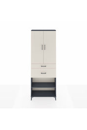 Arges Dolap 4 Raflı 2 Çekmeceli 2 Kapaklı 88x30x243 - S33M075V4A