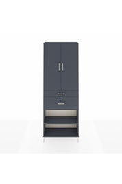 Arges Dolap 4 Raflı 2 Çekmeceli 2 Kapaklı 88x30x243 - S33M075V5A