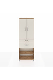 Arges Dolap 4 Raflı 2 Çekmeceli 2 Kapaklı 88x30x243 - S33M075V7A