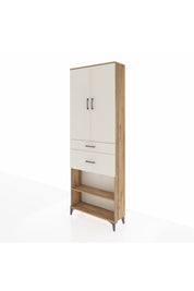 Arges Dolap 4 Raflı 2 Çekmeceli 2 Kapaklı 88x30x243 - S33M075V7A