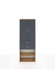 Arges Dolap 4 Raflı 2 Çekmeceli 2 Kapaklı 88x30x243 - S33M075V8A