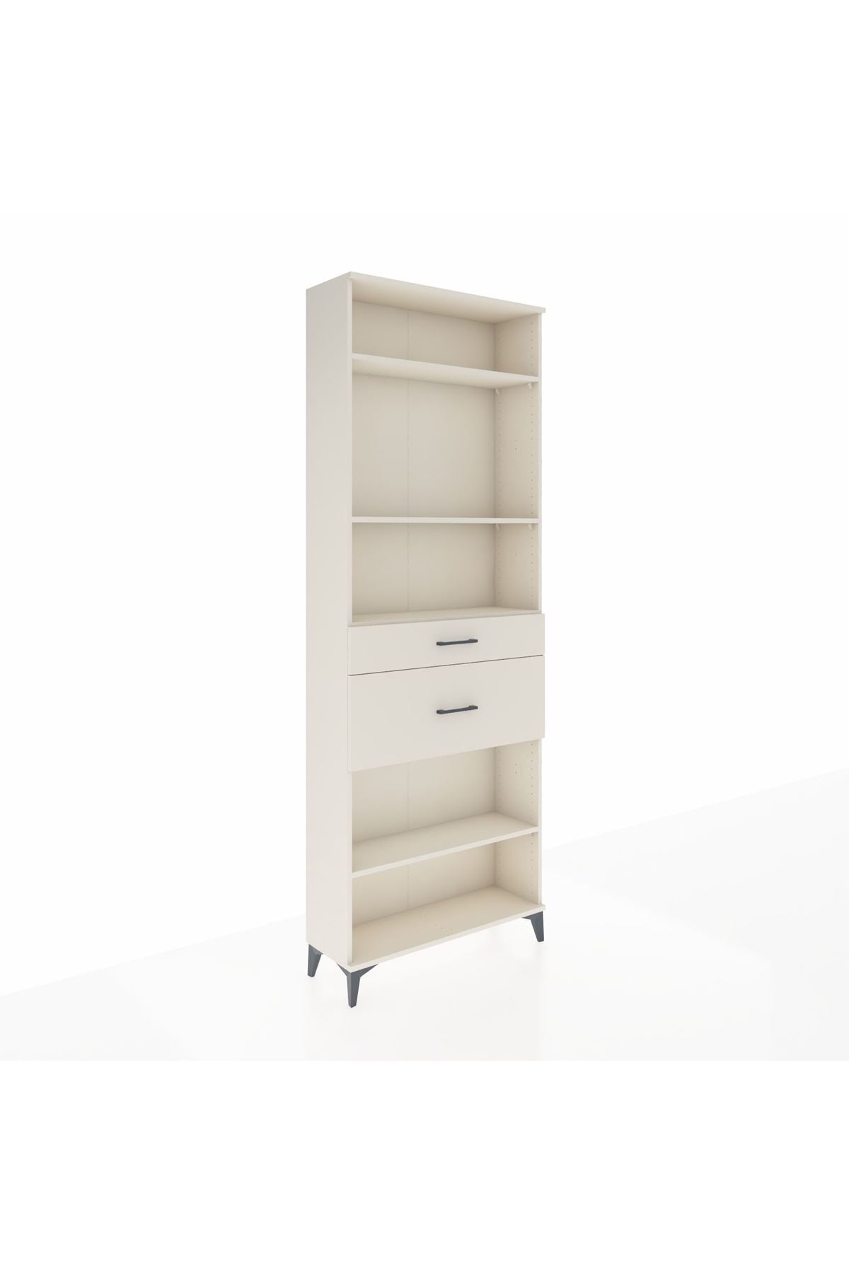 Arges Dolap 4 Raflı 2 Çekmeceli 88x30x243 - S33M076V1A