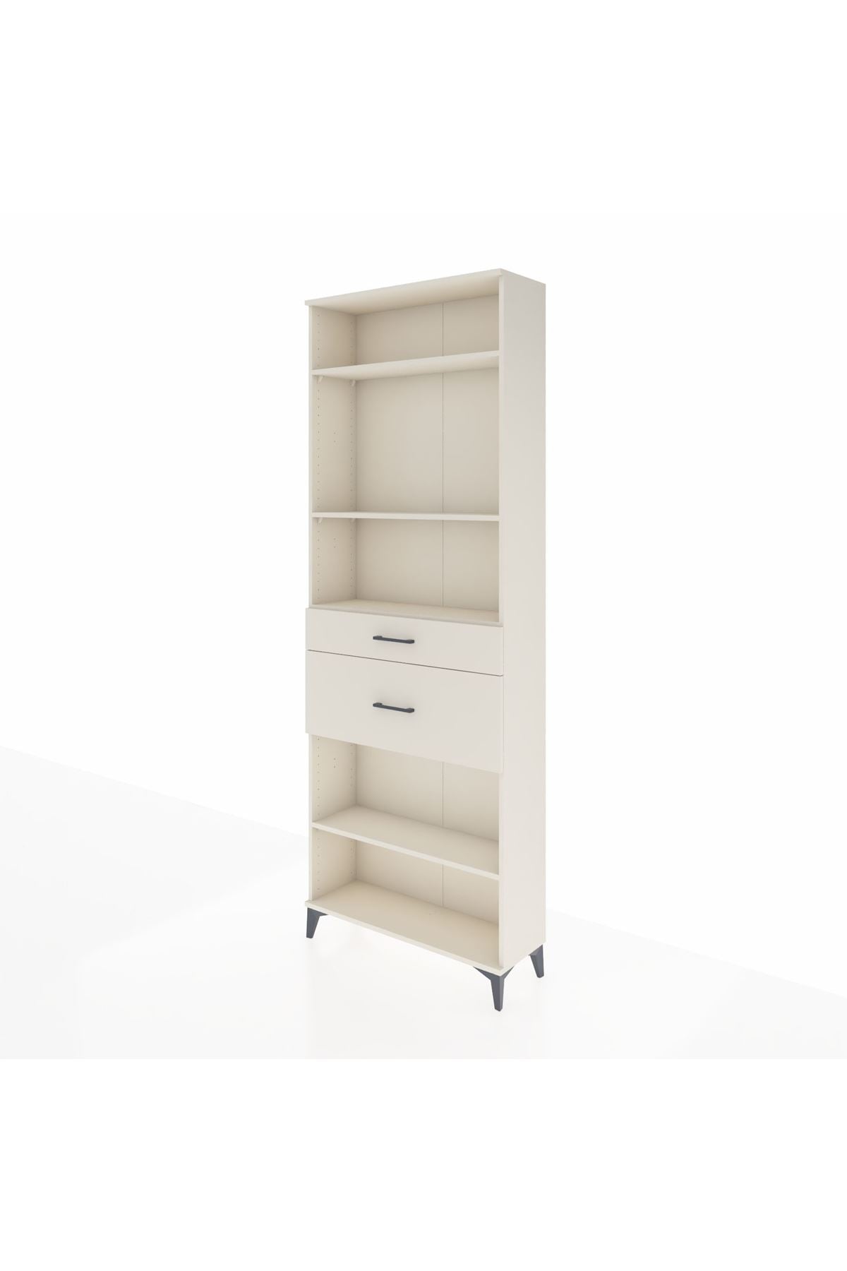 Arges Dolap 4 Raflı 2 Çekmeceli 88x30x243 - S33M076V1A