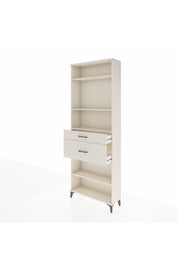 Arges Dolap 4 Raflı 2 Çekmeceli 88x30x243 - S33M076V1A