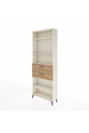 Arges Dolap 4 Raflı 2 Çekmeceli 88x30x243 - S33M076V3A