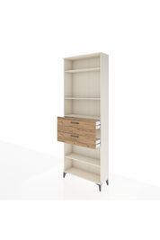 Arges Dolap 4 Raflı 2 Çekmeceli 88x30x243 - S33M076V3A