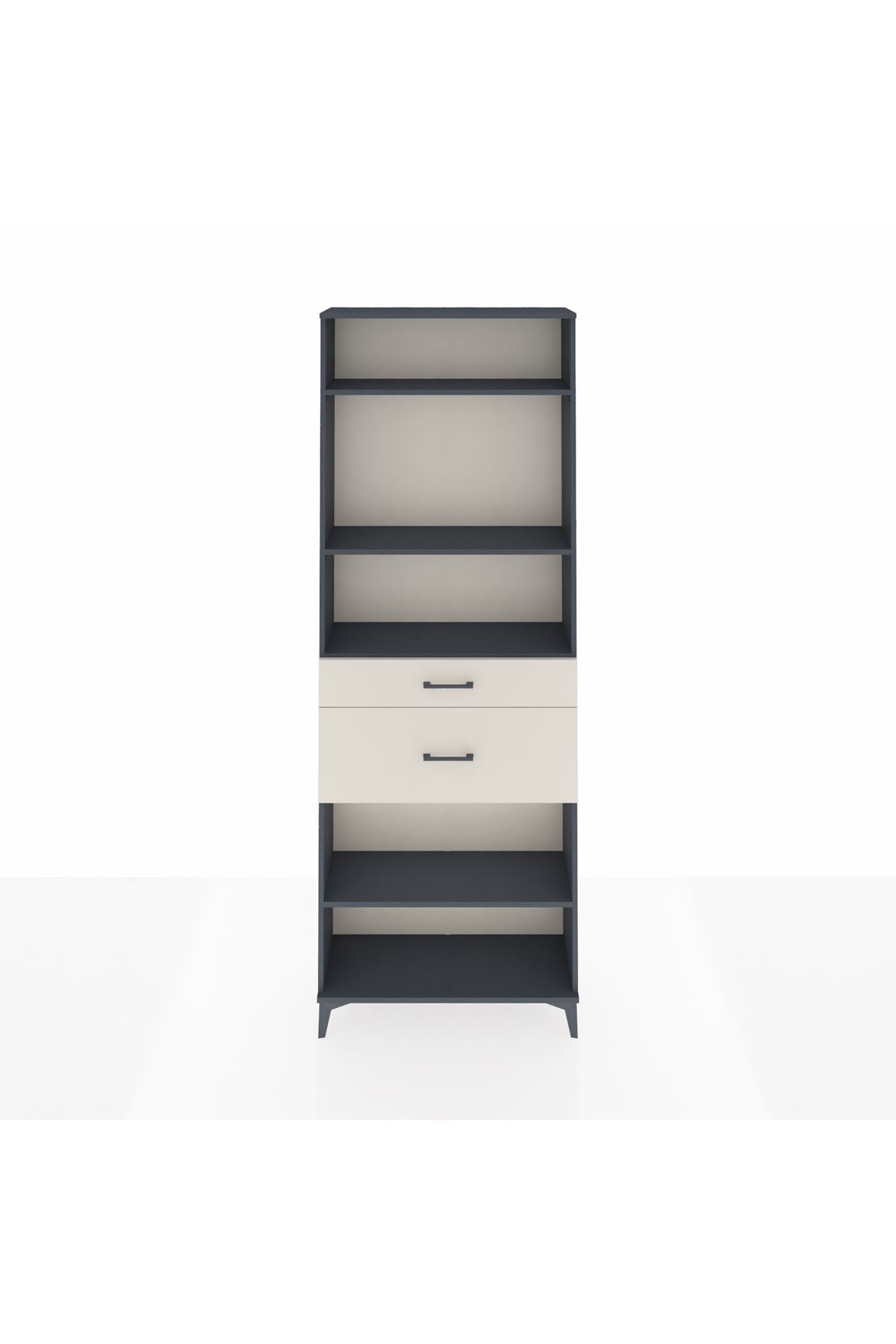 Arges Dolap 4 Raflı 2 Çekmeceli 88x30x243 - S33M076V4A
