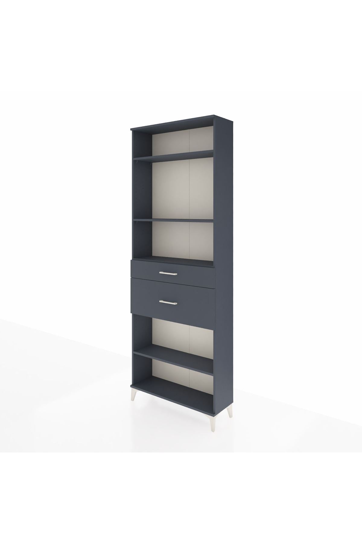 Arges Dolap 4 Raflı 2 Çekmeceli 88x30x243 - S33M076V5A