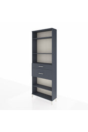 Arges Dolap 4 Raflı 2 Çekmeceli 88x30x243 - S33M076V5A