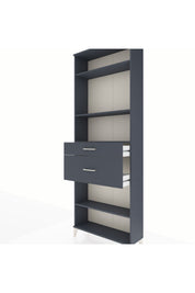 Arges Dolap 4 Raflı 2 Çekmeceli 88x30x243 - S33M076V5A