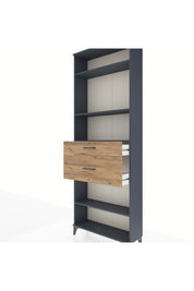Arges Dolap 4 Raflı 2 Çekmeceli 88x30x243 - S33M076V6A
