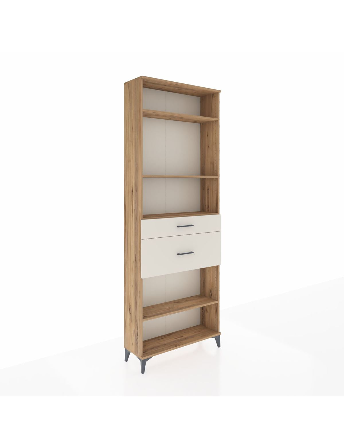 Arges Dolap 4 Raflı 2 Çekmeceli 88x30x243 - S33M076V7A