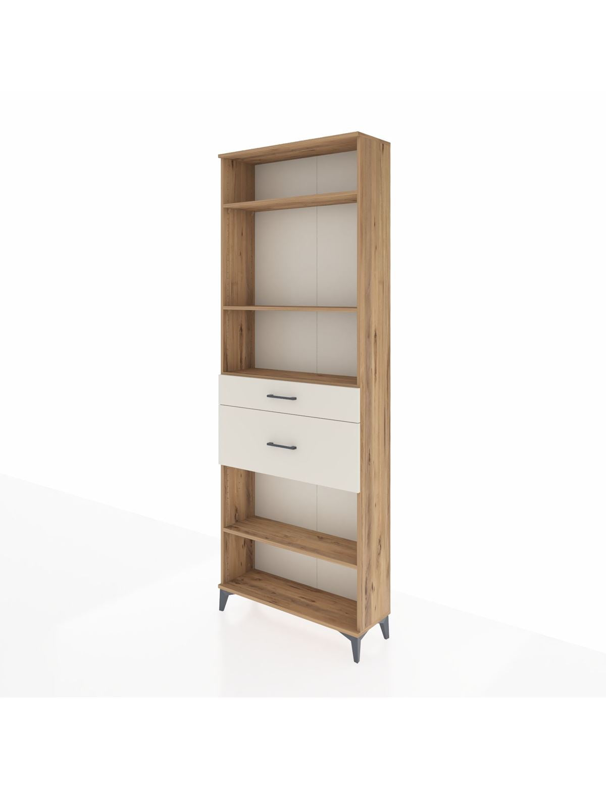 Arges Dolap 4 Raflı 2 Çekmeceli 88x30x243 - S33M076V7A