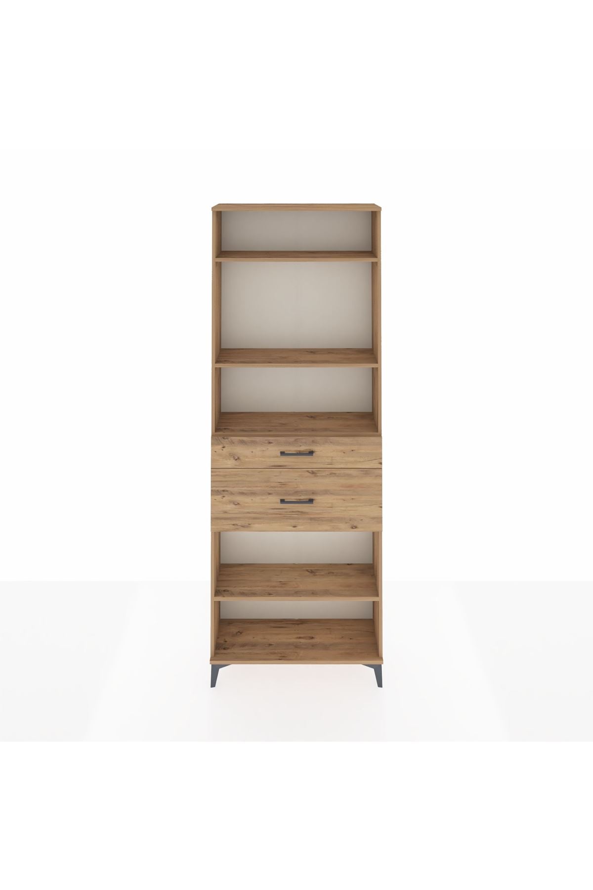 Arges Dolap 4 Raflı 2 Çekmeceli 88x30x243 - S33M076V9A