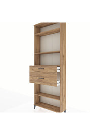Arges Dolap 4 Raflı 2 Çekmeceli 88x30x243 - S33M076V9A
