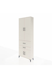 Arges Dolap 5 Raflı 2 Çekmeceli 4 Kapaklı 88x30x243 - S33M077V1A