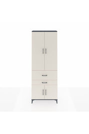 Arges Dolap 5 Raflı 2 Çekmeceli 4 Kapaklı 88x30x243 - S33M077V4A