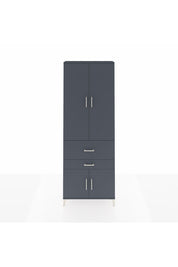 Arges Dolap 5 Raflı 2 Çekmeceli 4 Kapaklı 88x30x243 - S33M077V5A