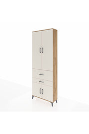 Arges Dolap 5 Raflı 2 Çekmeceli 4 Kapaklı 88x30x243 - S33M077V7A