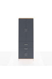 Arges Dolap 5 Raflı 2 Çekmeceli 4 Kapaklı 88x30x243 - S33M077V8A