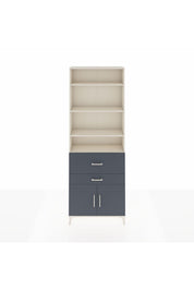 Arges Dolap 5 Raflı 2 Çekmeceli 2 Kapaklı 88x30x243 - S33M078V2A