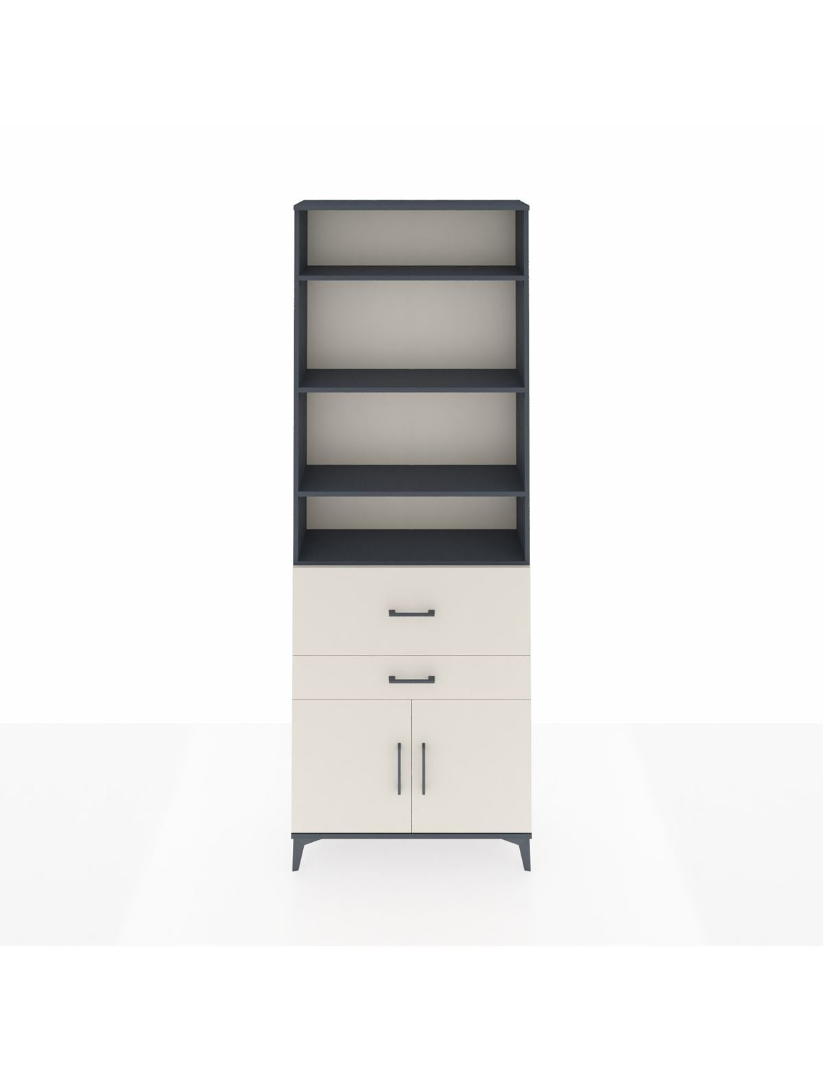 Arges Dolap 5 Raflı 2 Çekmeceli 2 Kapaklı 88x30x243 - S33M078V4A