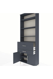 Arges Dolap 5 Raflı 2 Çekmeceli 2 Kapaklı 88x30x243 - S33M078V5A