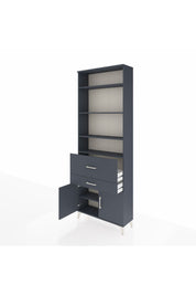 Arges Dolap 5 Raflı 2 Çekmeceli 2 Kapaklı 88x30x243 - S33M078V5A