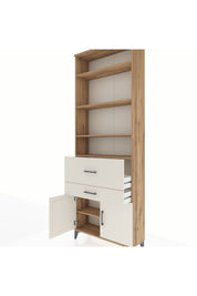 Arges Dolap 5 Raflı 2 Çekmeceli 2 Kapaklı 88x30x243 - S33M078V7A