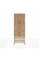 Arges Dolap 5 Raflı 2 Çekmeceli 2 Kapaklı 88x30x243