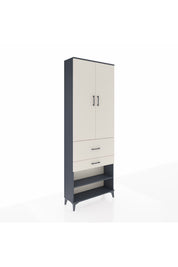 Arges Dolap 5 Raflı 2 Çekmeceli 2 Kapaklı 88x30x243 - S33M079V4A