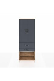 Arges Dolap 5 Raflı 2 Çekmeceli 2 Kapaklı 88x30x243 - S33M079V8A