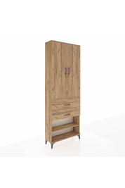 Arges Dolap 5 Raflı 2 Çekmeceli 2 Kapaklı 88x30x243 - S33M079V9A