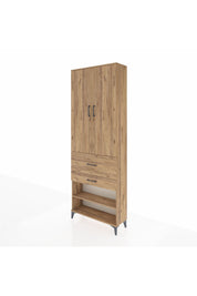 Arges Dolap 5 Raflı 2 Çekmeceli 2 Kapaklı 88x30x243 - S33M079V9A