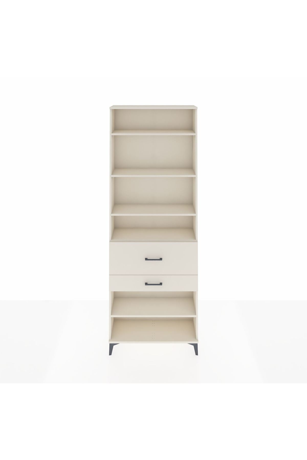 Arges Dolap 5 Raflı 2 Çekmeceli 88x30x243 - S33M080V1A