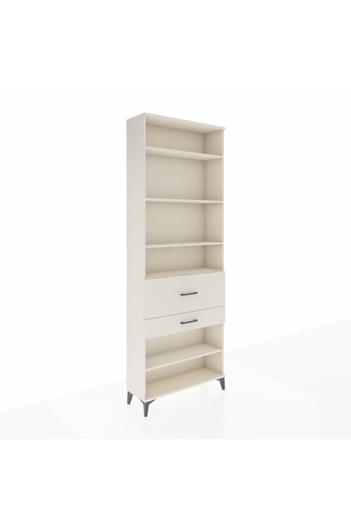 Arges Dolap 5 Raflı 2 Çekmeceli 88x30x243 - S33M080V1A