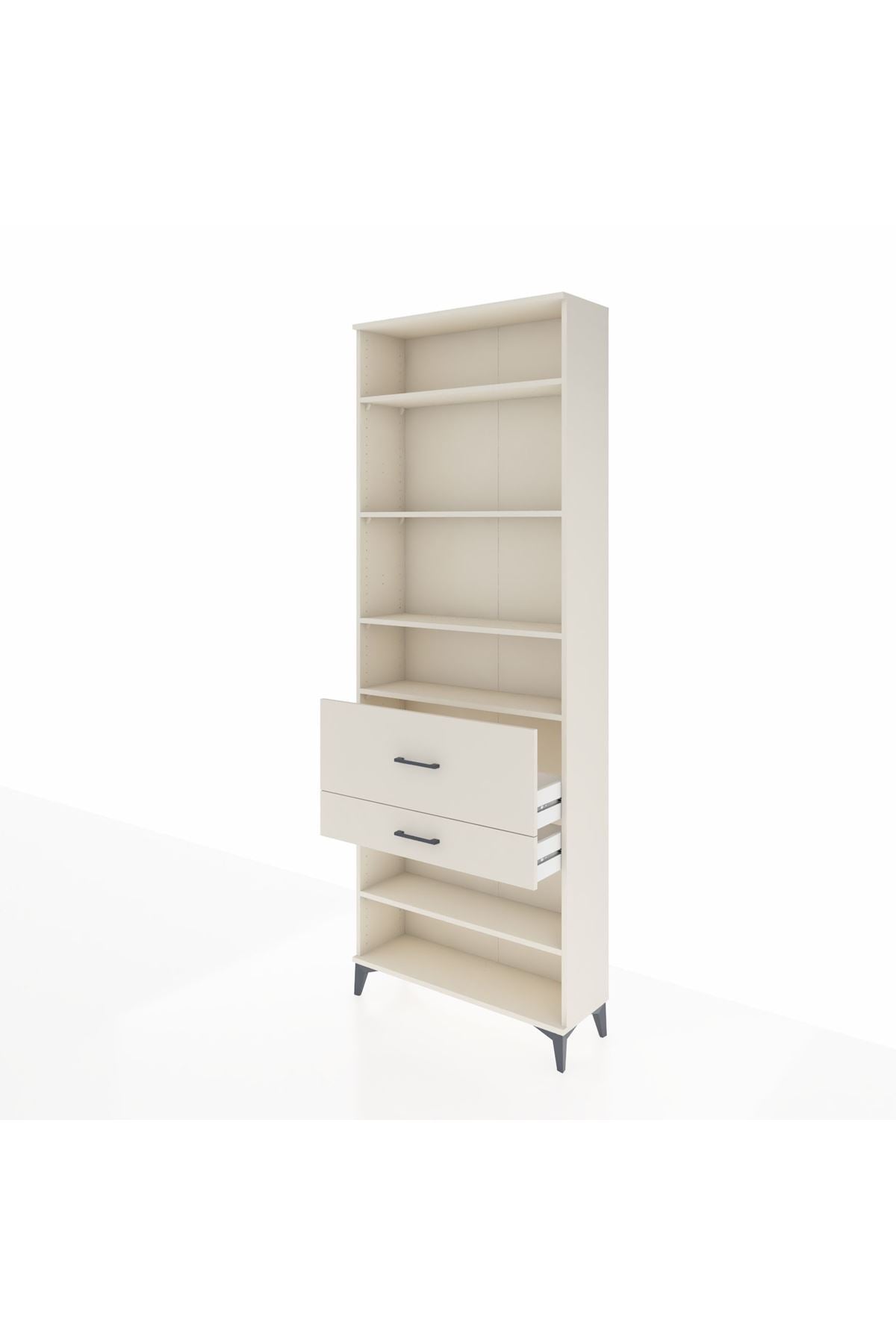 Arges Dolap 5 Raflı 2 Çekmeceli 88x30x243 - S33M080V1A
