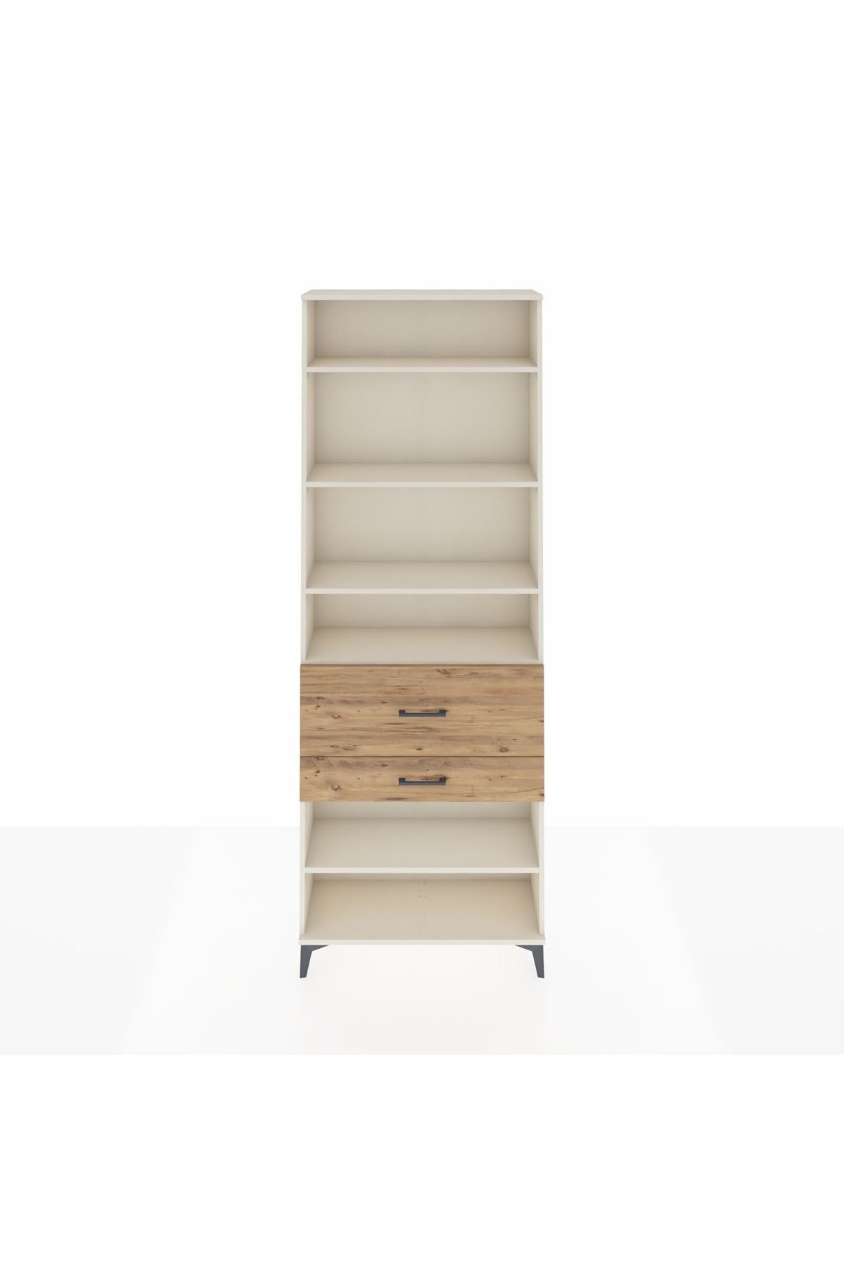 Arges Dolap 5 Raflı 2 Çekmeceli 88x30x243 - S33M080V3A