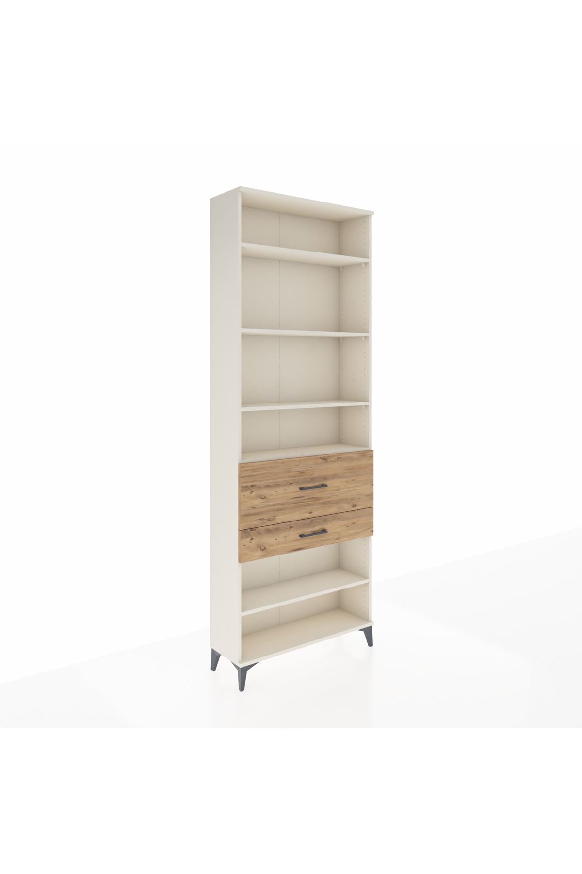 Arges Dolap 5 Raflı 2 Çekmeceli 88x30x243 - S33M080V3A
