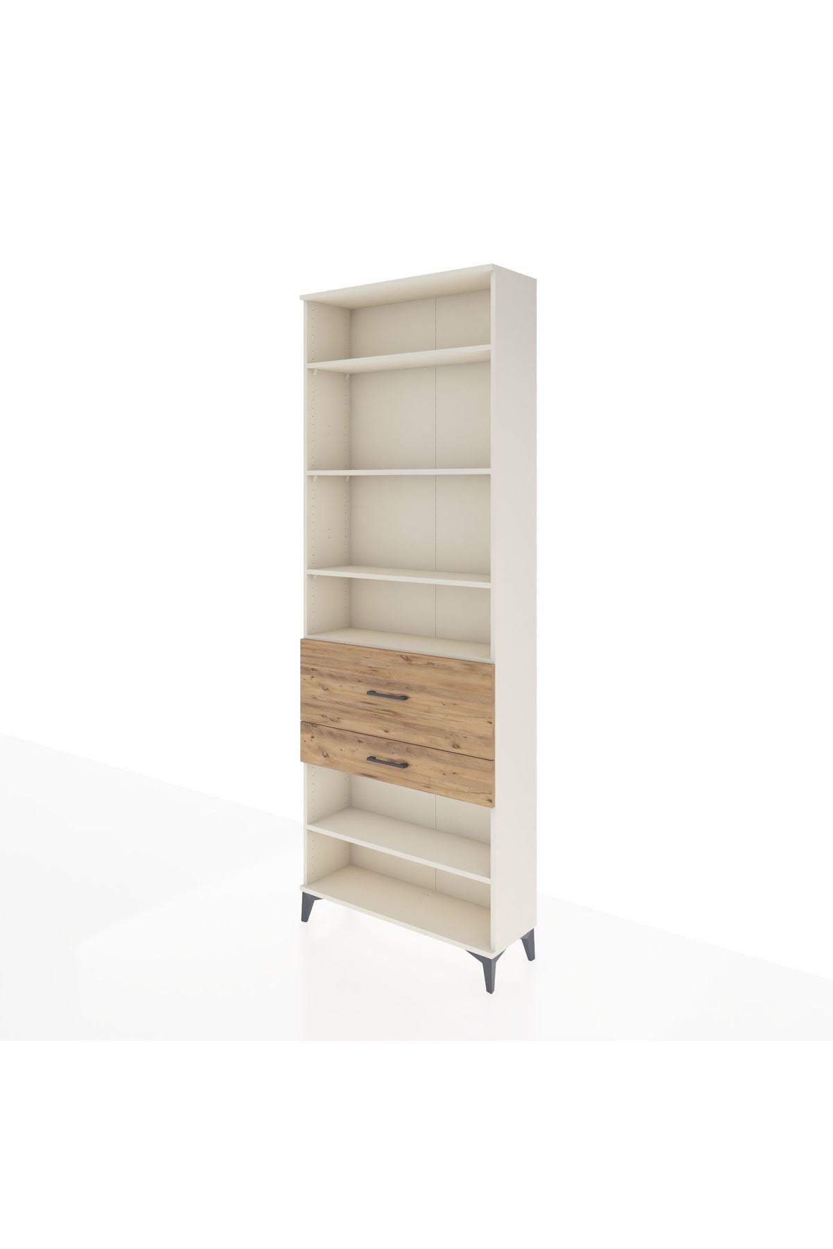 Arges Dolap 5 Raflı 2 Çekmeceli 88x30x243 - S33M080V3A