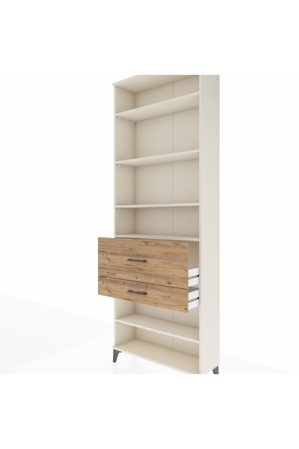 Arges Dolap 5 Raflı 2 Çekmeceli 88x30x243 - S33M080V3A