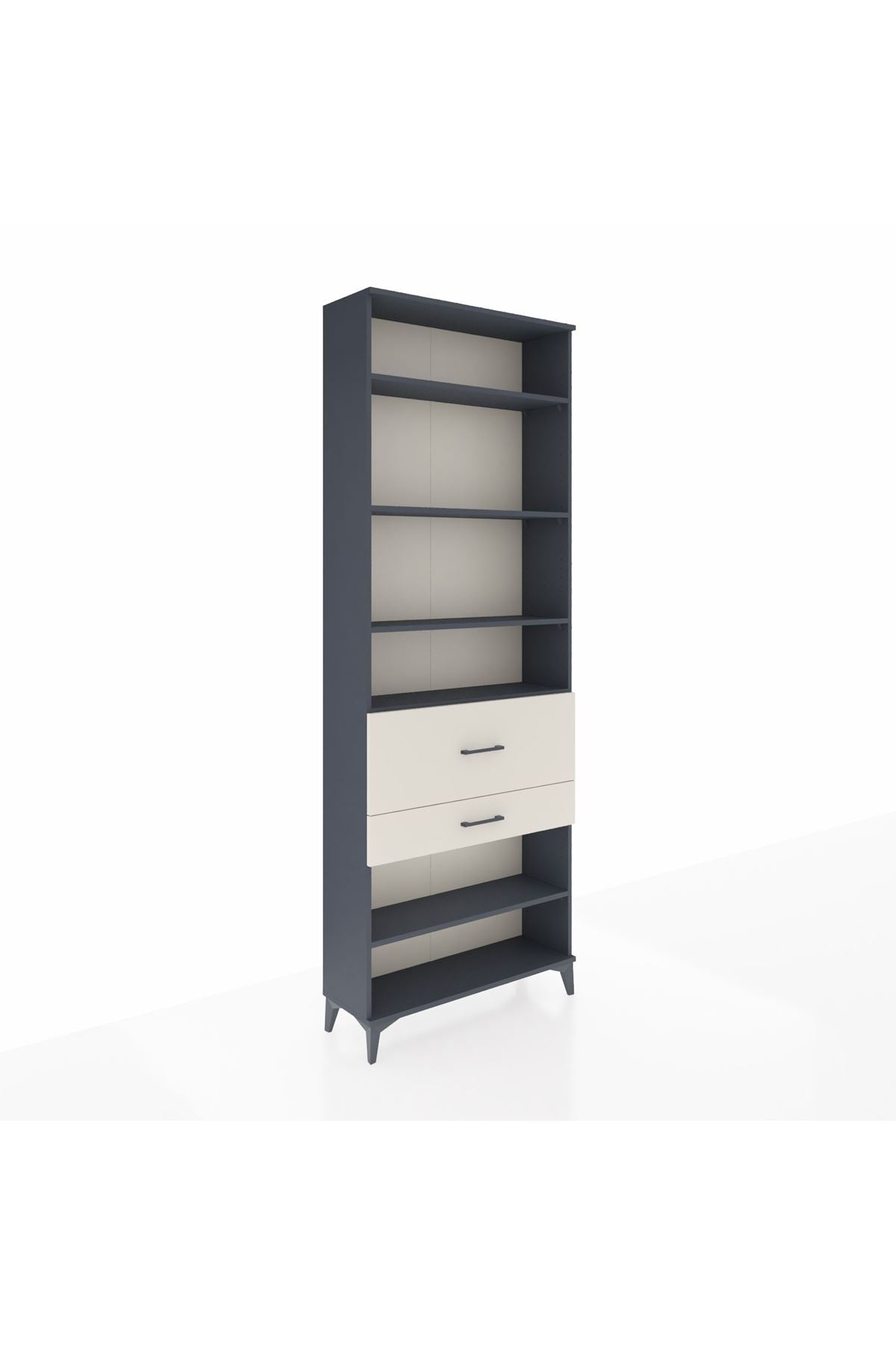 Arges Dolap 5 Raflı 2 Çekmeceli 88x30x243 - S33M080V4A